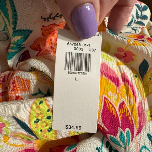 ❤️NWT OLD NAVY SPRING/SUMMER FLORAL PRINT TOP LARGE - Picture 8 of 9